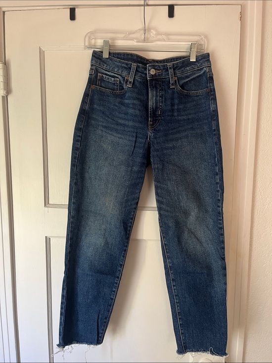 Old Navy Denim - Old Navy Straight-Leg Dark Wash Jeans